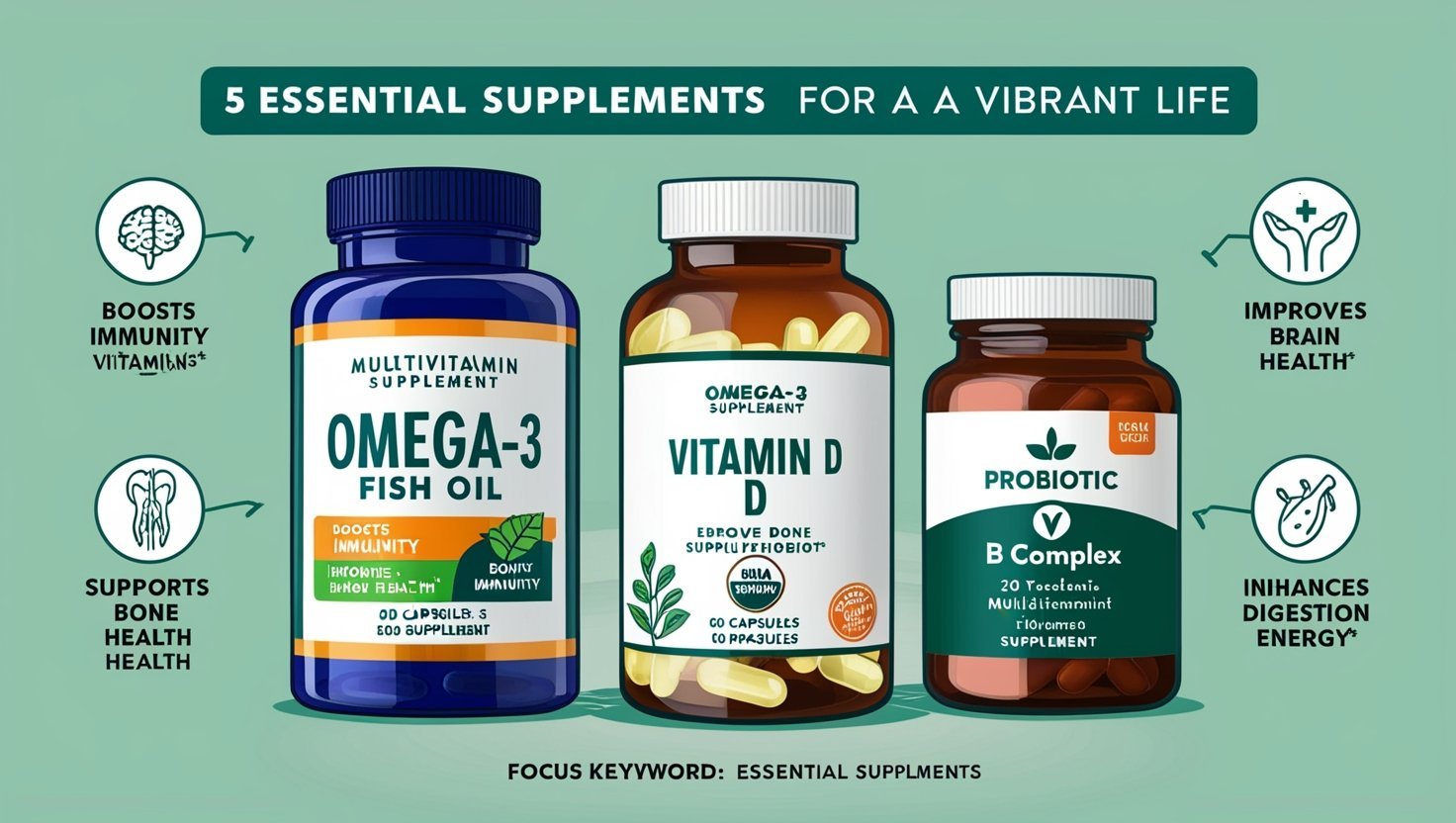 “5 Essential Supplements for Life”